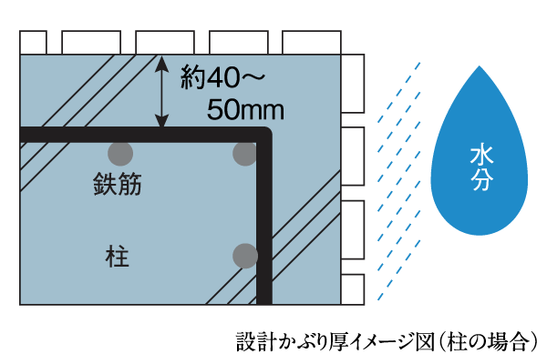 耐久性を高めるコンクリートかぶり厚 | ベルジュール東伏見ii｜新築分譲マンション